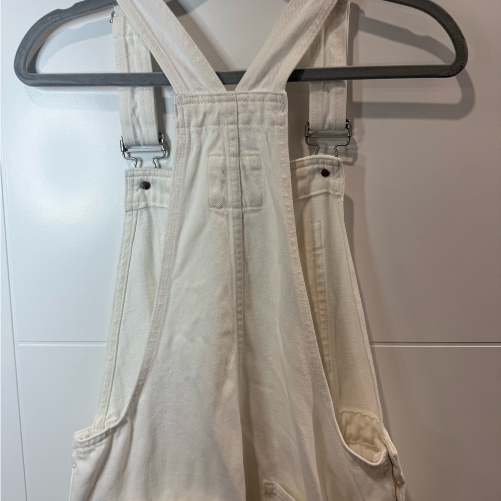 GAP wide leg overalls in WHITE size small‎ - Picture 4 of 11